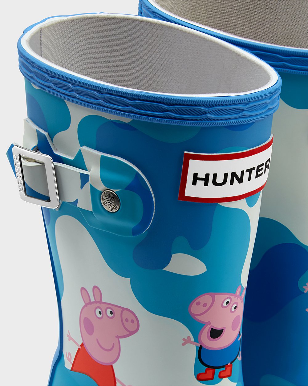 Kids Hunter Original Little Peppa Pig | Rain Boots Blue | NZ-71943-RZSH